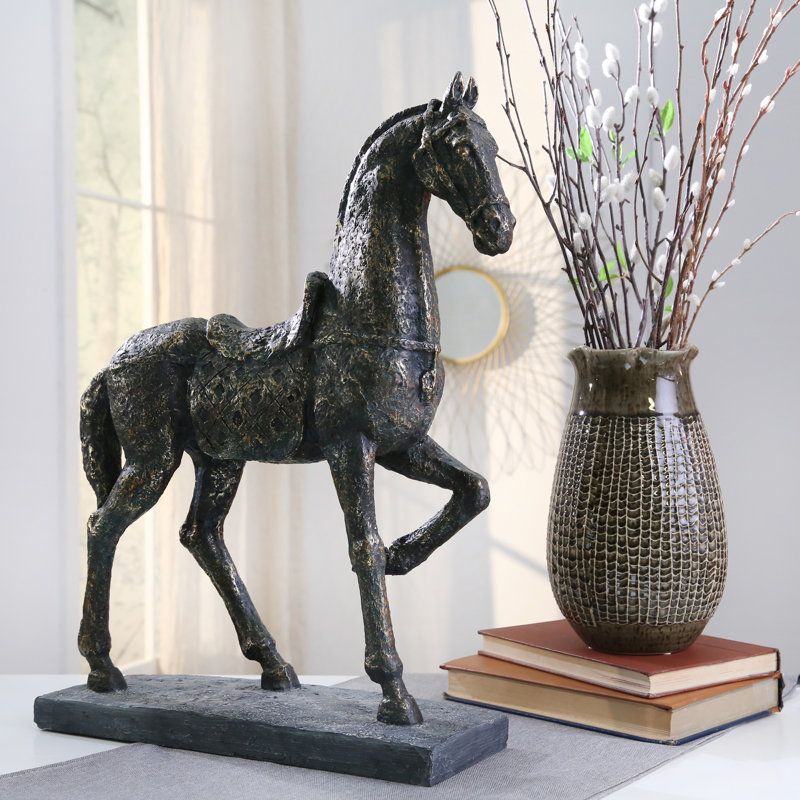 World Menagerie Senesca Polyresin Horse Wayfair